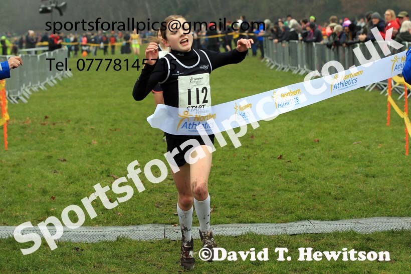 Girls Under-15s 2023 Northern Cross Country Champs., Witton Park, Blackburn. Photo: David T. Hewitson/Sports for All Pics